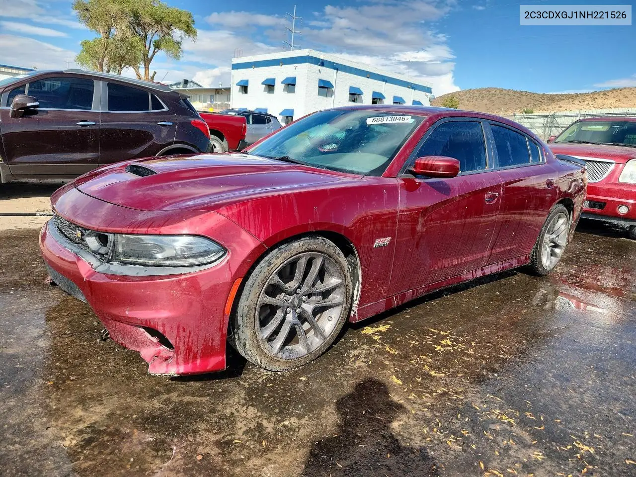 DODGE CHARGER 2022, VIN 2C3CDXGJ1NH221526