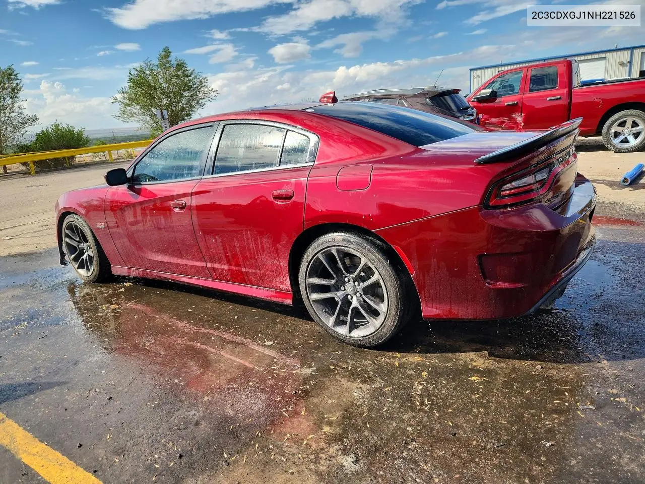 2022 DODGE CHARGER VIN 2C3CDXGJ1NH221526 — фото 2