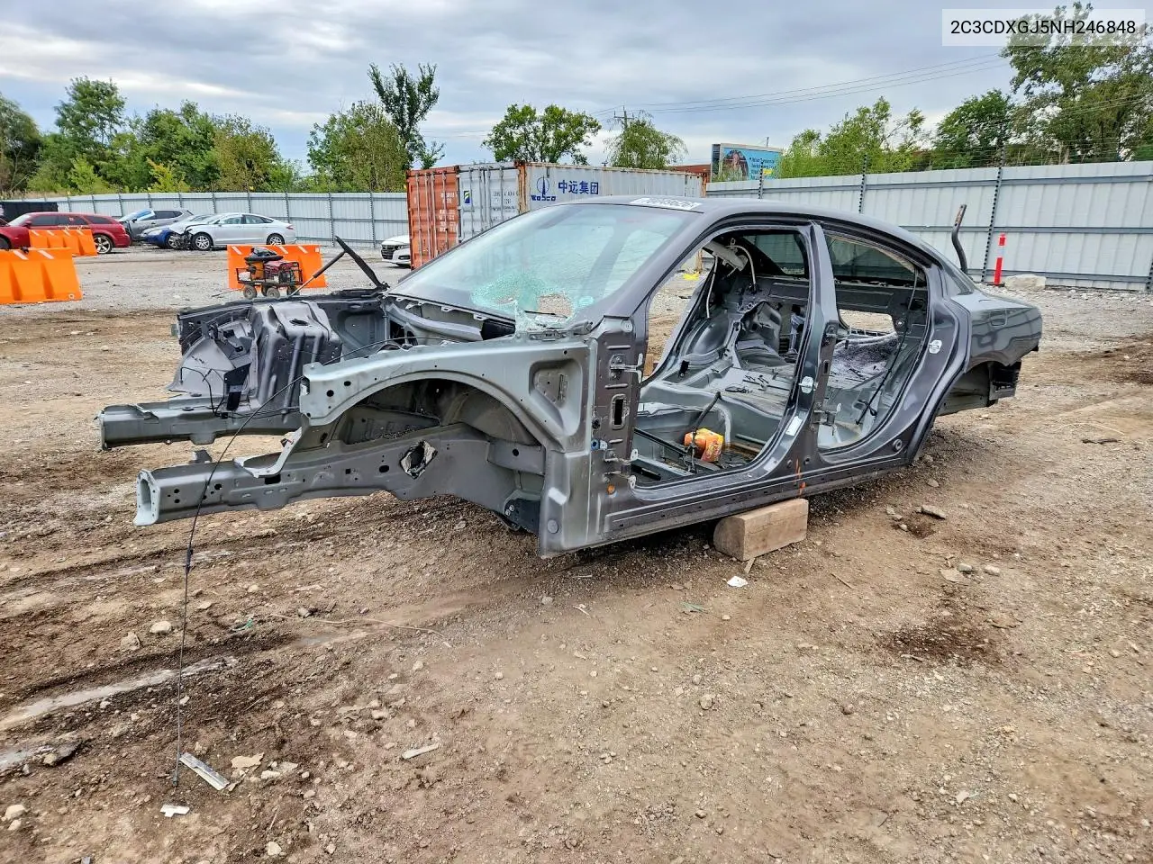 DODGE CHARGER 2022, VIN 2C3CDXGJ5NH246848