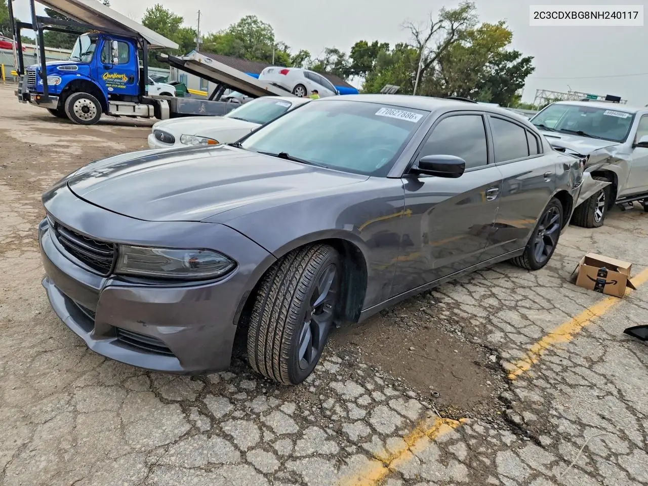 DODGE CHARGER 2022, VIN 2C3CDXBG8NH240117