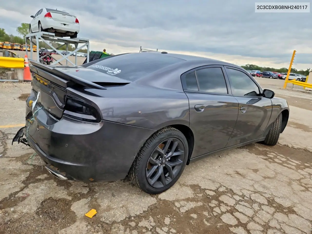 2022 DODGE CHARGER VIN 2C3CDXBG8NH240117 — фото 3