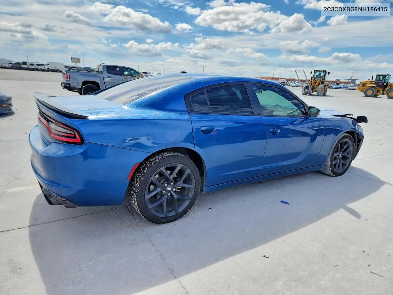2022 DODGE CHARGER VIN 2C3CDXBG8NH186415 — фото 3