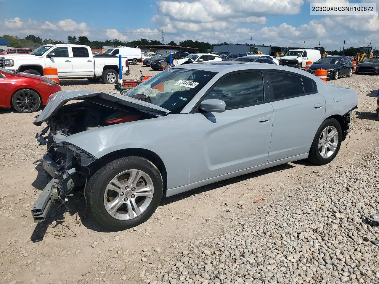 DODGE CHARGER 2022, VIN 2C3CDXBG3NH109872