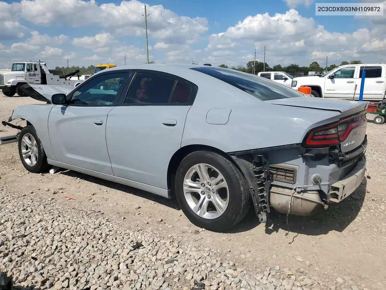 2022 DODGE CHARGER VIN 2C3CDXBG3NH109872 — фото 2