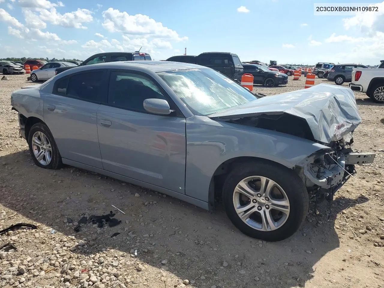 2022 DODGE CHARGER VIN 2C3CDXBG3NH109872 — фото 4