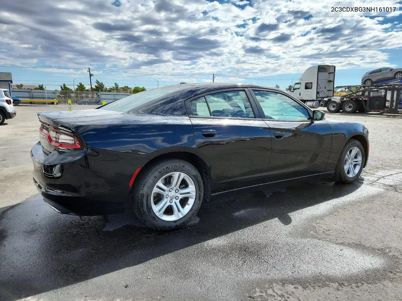 2022 DODGE CHARGER VIN 2C3CDXBG3NH161017 — фото 3