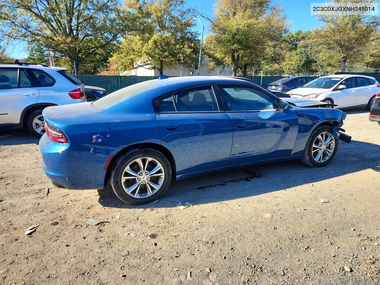 2022 DODGE CHARGER VIN 2C3CDXJGXNH245014 — фото 3