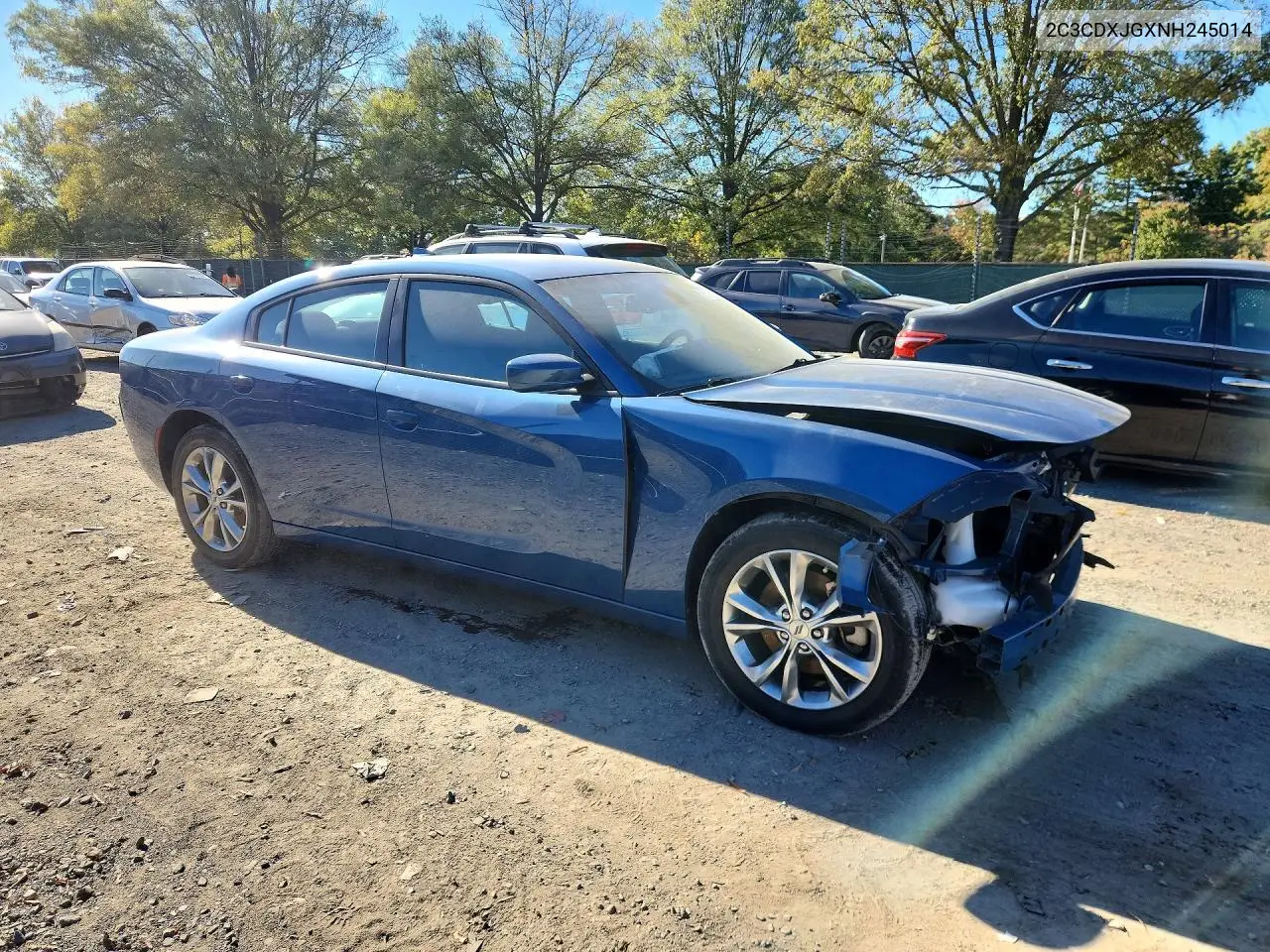 2022 DODGE CHARGER VIN 2C3CDXJGXNH245014 — фото 4