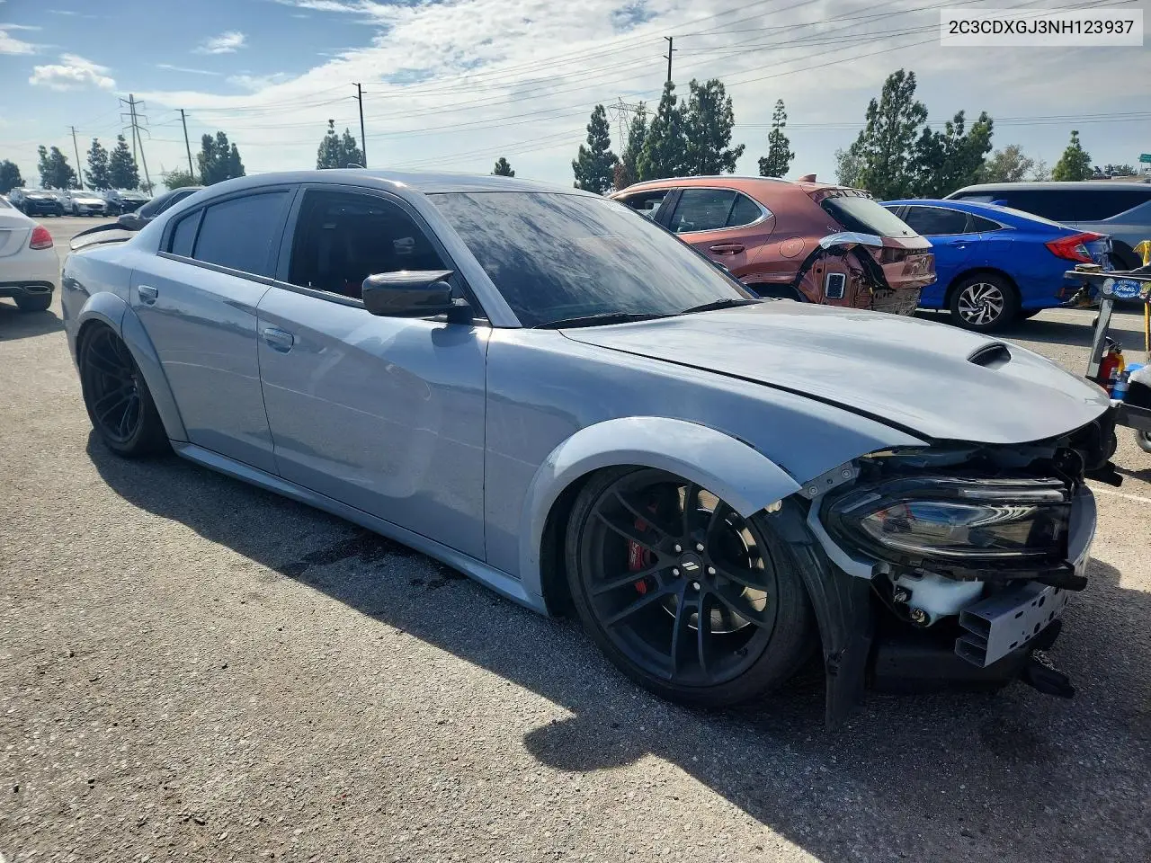 2022 DODGE CHARGER VIN 2C3CDXGJ3NH123937 — фото 4