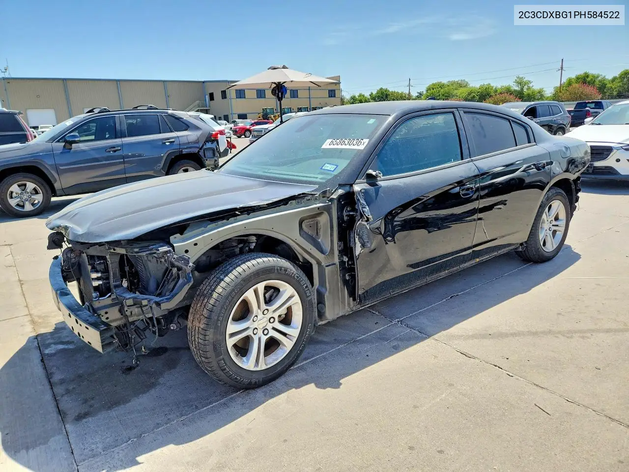 DODGE CHARGER 2023, VIN 2C3CDXBG1PH584522