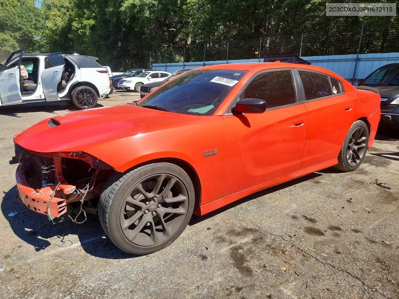 DODGE CHARGER 2023, VIN 2C3CDXGJ3PH612115