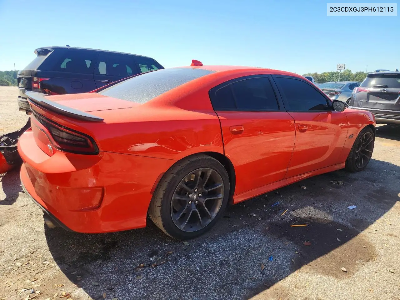 2023 DODGE CHARGER VIN 2C3CDXGJ3PH612115 — фото 3