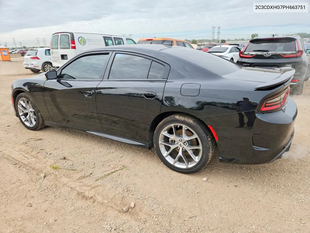 2023 DODGE CHARGER VIN 2C3CDXHG7PH663751 — фото 2