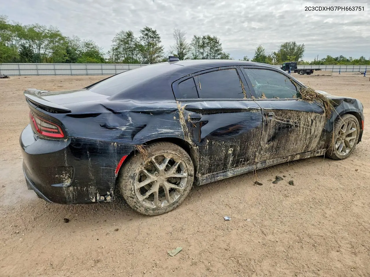 2023 DODGE CHARGER VIN 2C3CDXHG7PH663751 — фото 3
