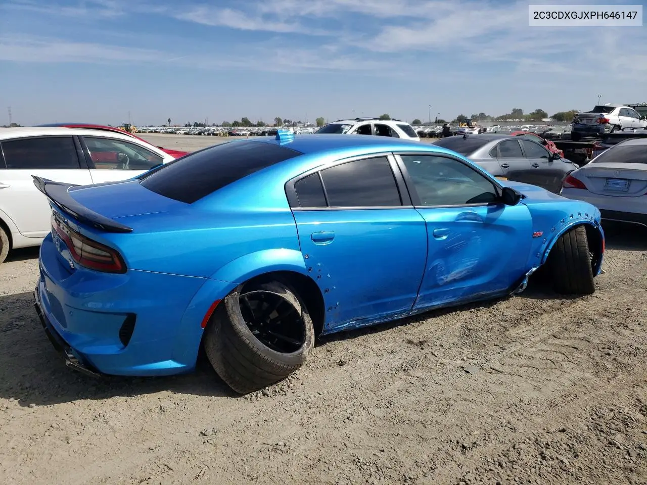 2023 DODGE CHARGER VIN 2C3CDXGJXPH646147 — фото 3