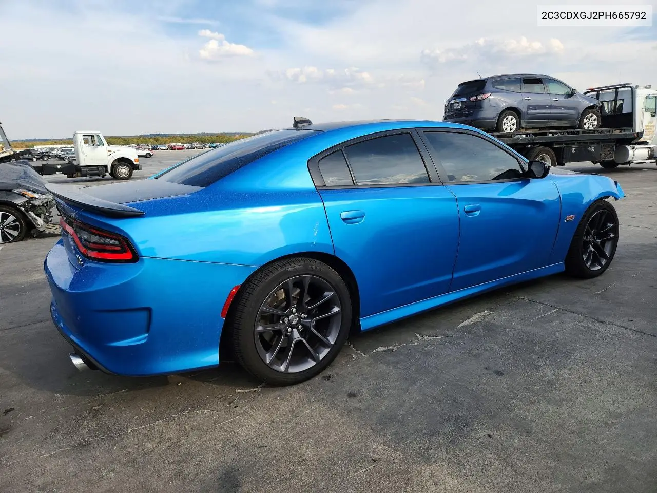 2023 DODGE CHARGER VIN 2C3CDXGJ2PH665792 — фото 3