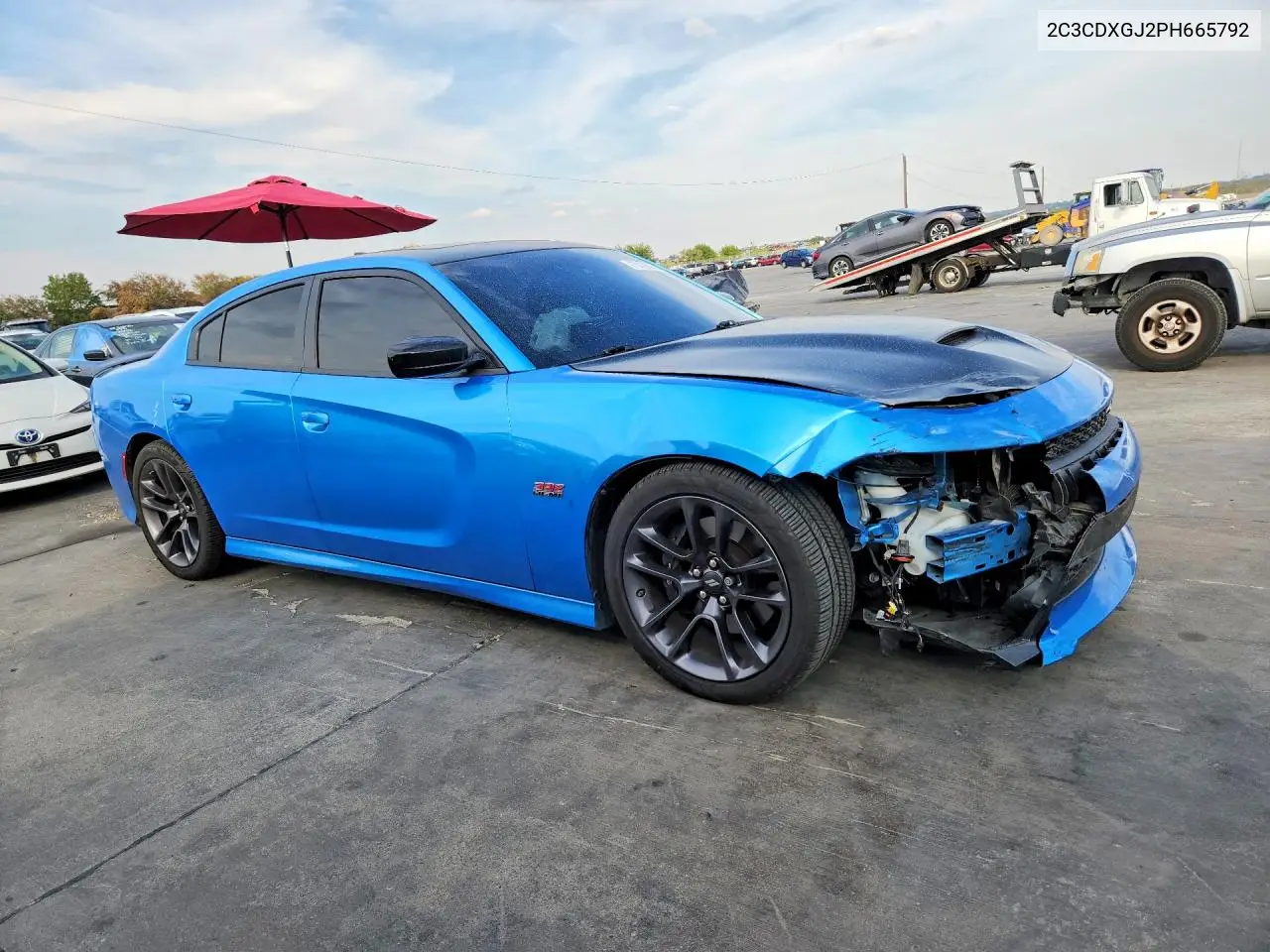 2023 DODGE CHARGER VIN 2C3CDXGJ2PH665792 — фото 4