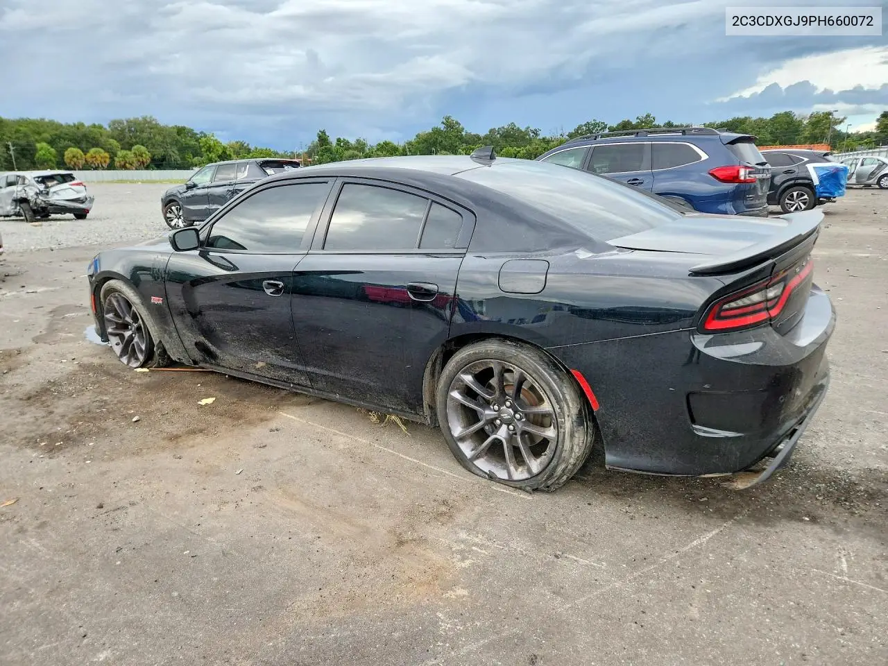 2023 DODGE CHARGER VIN 2C3CDXGJ9PH660072 — фото 2