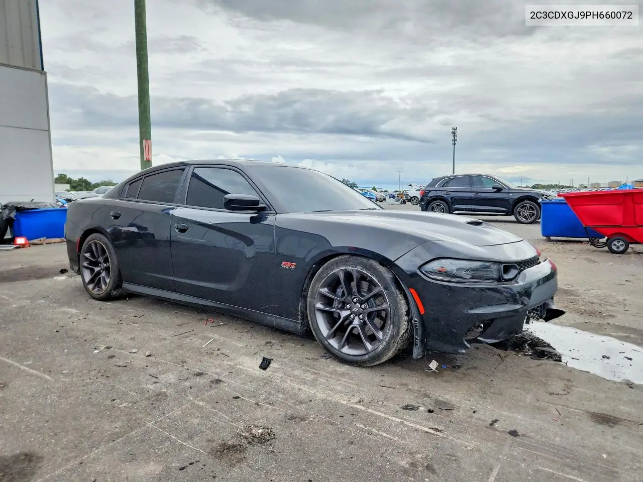 2023 DODGE CHARGER VIN 2C3CDXGJ9PH660072 — фото 4