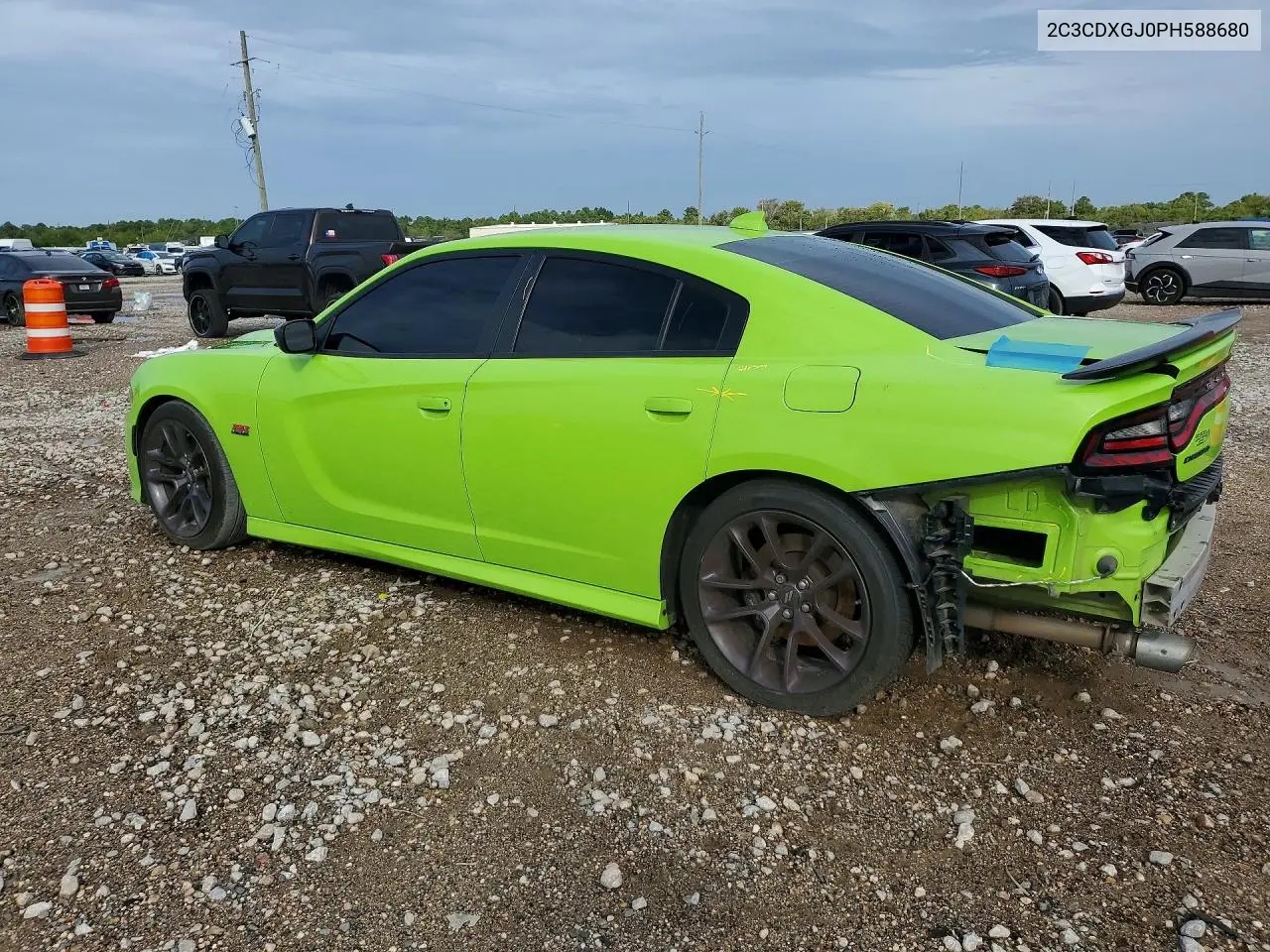 2023 DODGE CHARGER VIN 2C3CDXGJ0PH588680 — фото 2