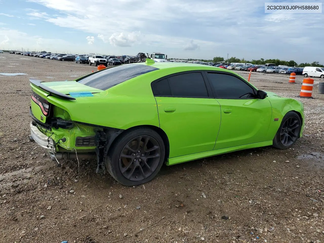 2023 DODGE CHARGER VIN 2C3CDXGJ0PH588680 — фото 3