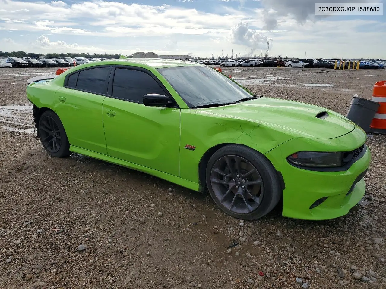 2023 DODGE CHARGER VIN 2C3CDXGJ0PH588680 — фото 4