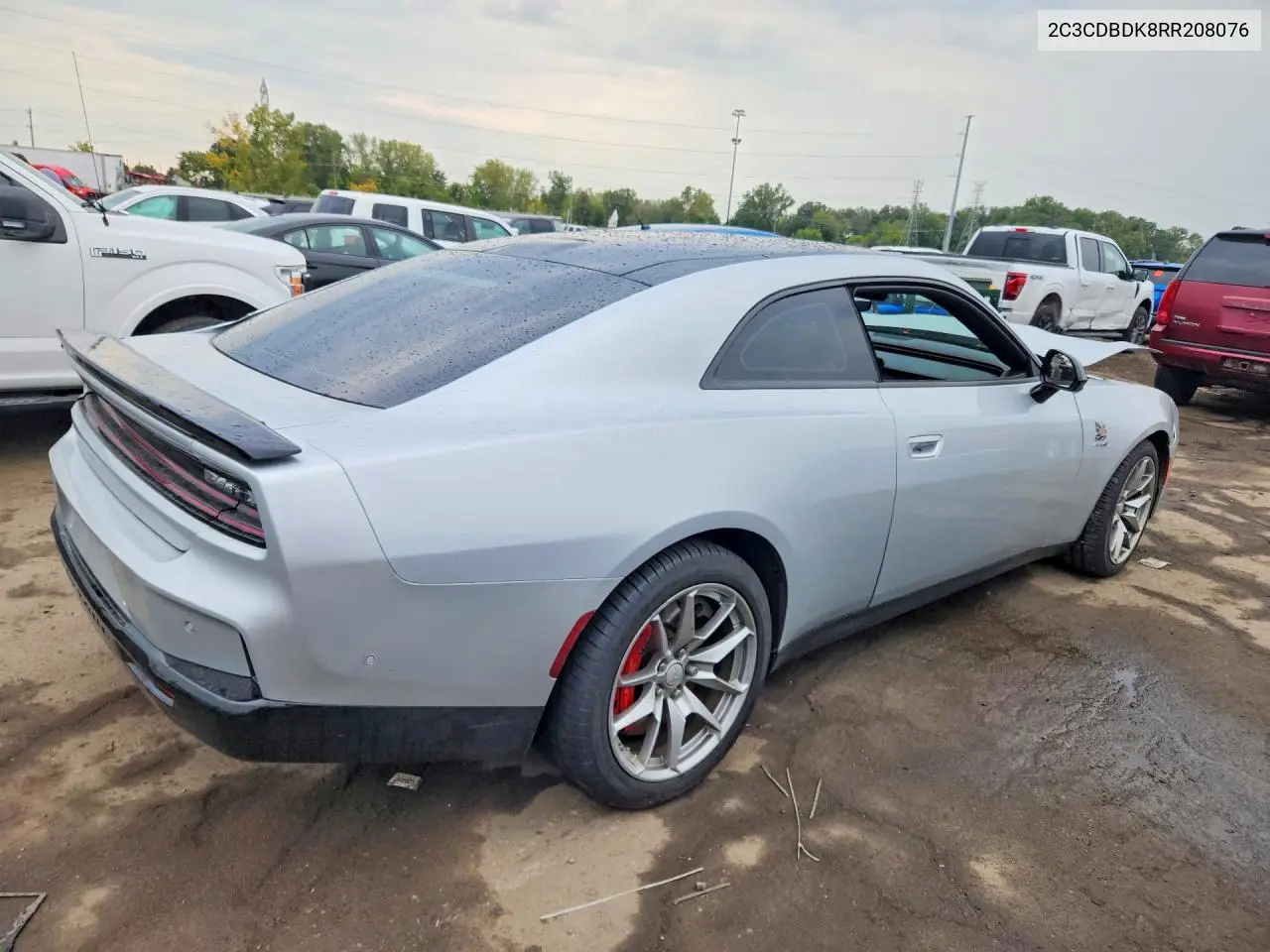 2024 DODGE CHARGER VIN 2C3CDBDK8RR208076 — фото 3