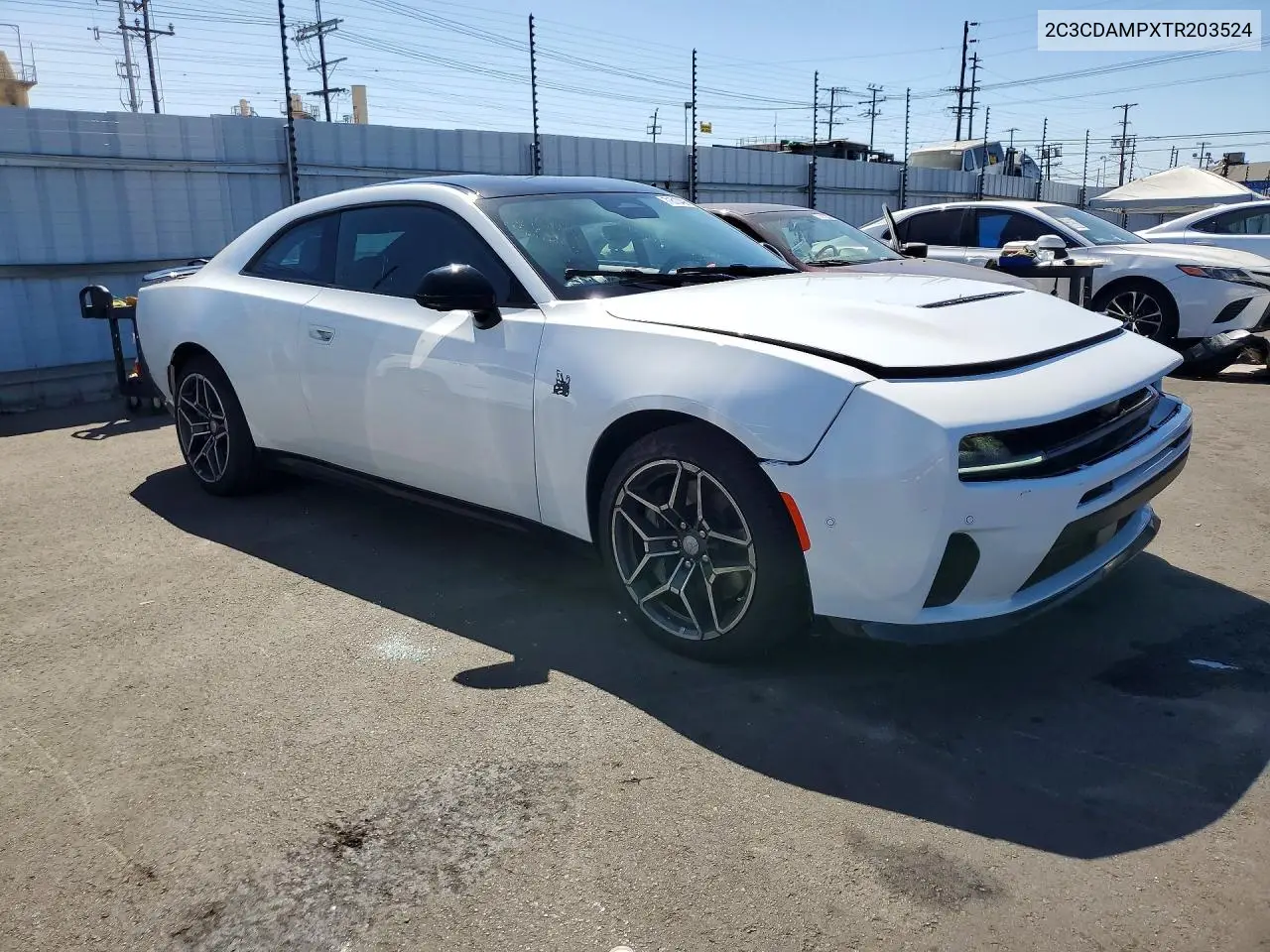 2026 DODGE CHARGER VIN 2C3CDAMPXTR203524 — фото 4