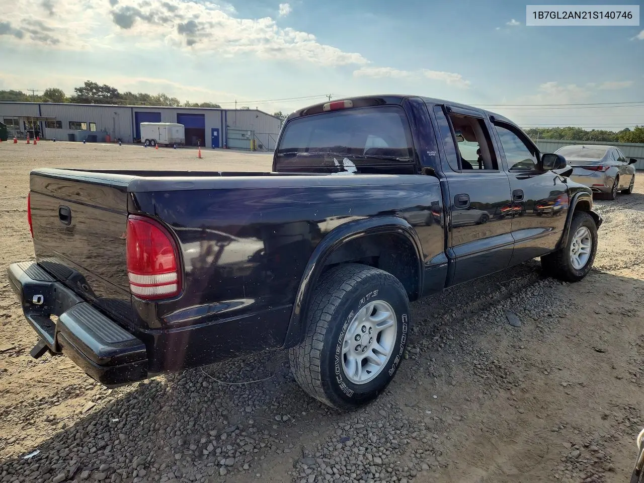 2001 DODGE DAKOTA VIN 1B7GL2AN21S140746 — фото 3