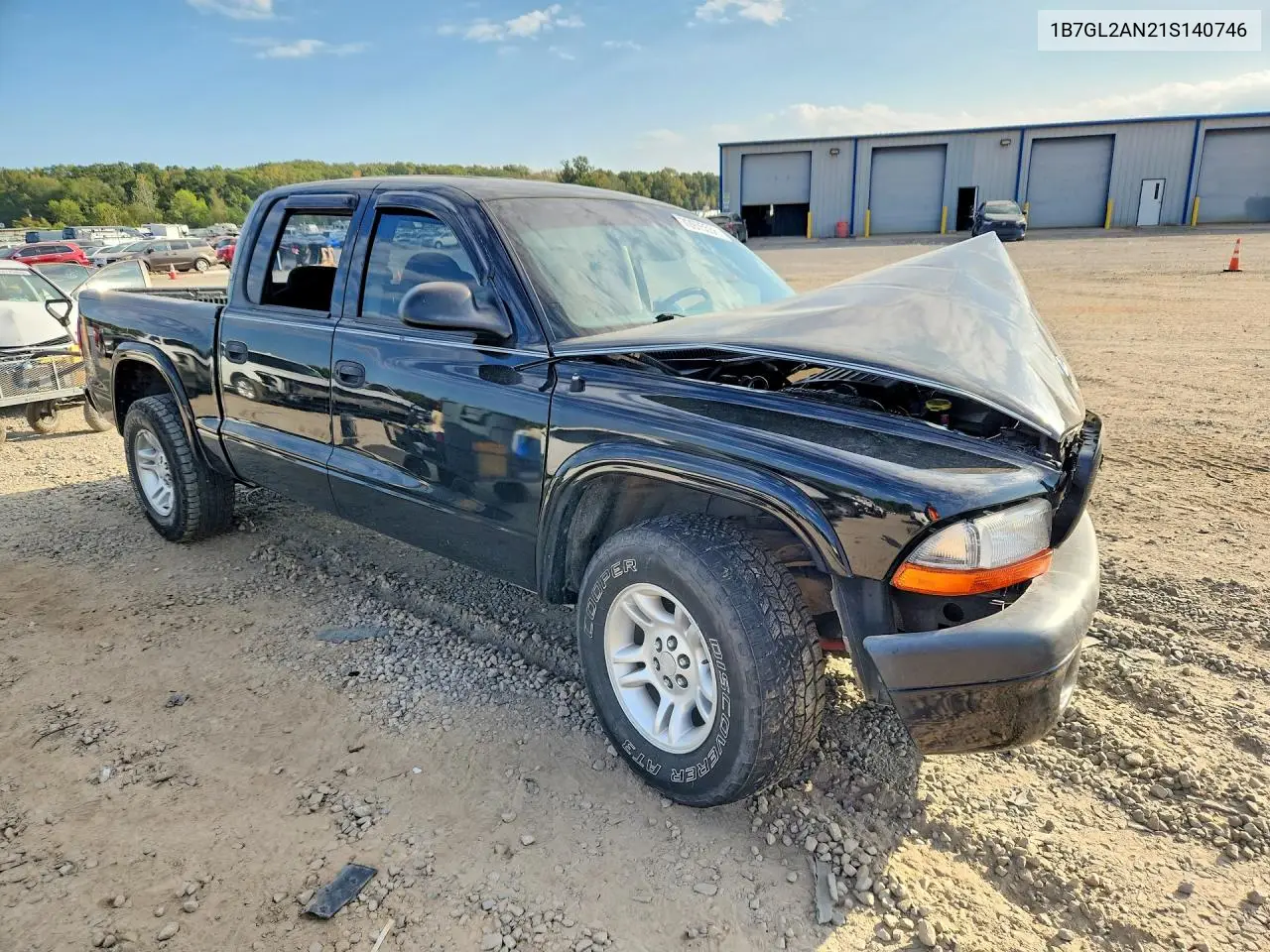 2001 DODGE DAKOTA VIN 1B7GL2AN21S140746 — фото 4