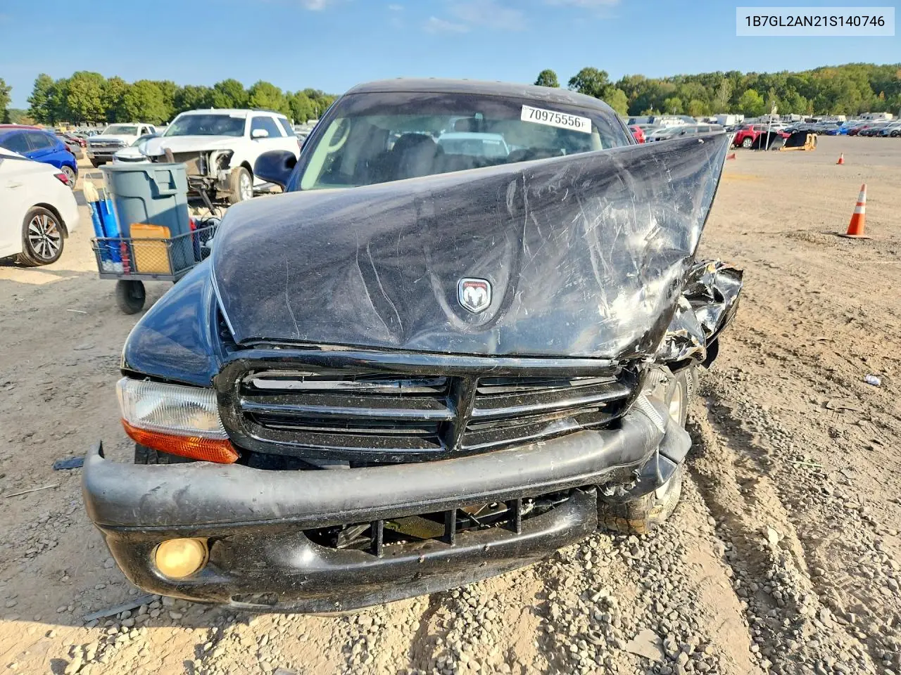 2001 DODGE DAKOTA VIN 1B7GL2AN21S140746 — фото 5