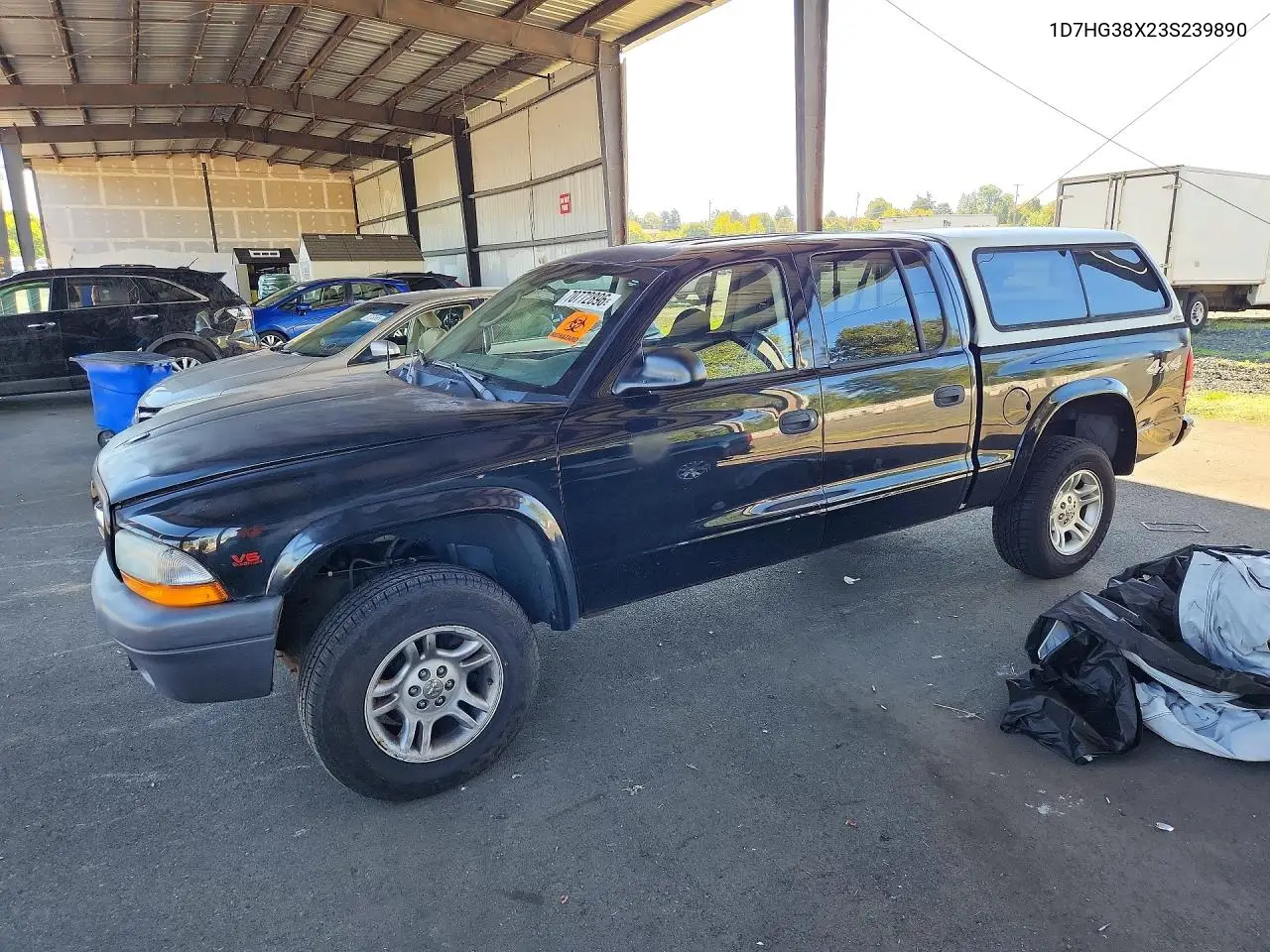 DODGE DAKOTA 2003, VIN 1D7HG38X23S239890
