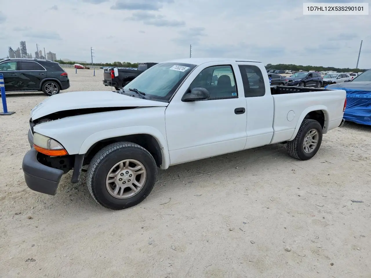 DODGE DAKOTA 2003, VIN 1D7HL12X53S290101
