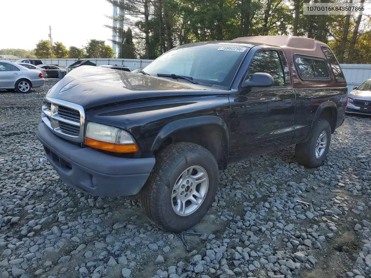 DODGE DAKOTA 2004, VIN 1D7GG16K84S507866