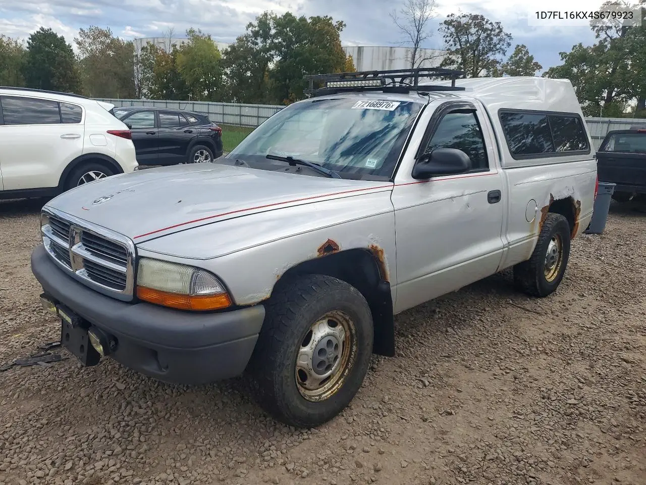 DODGE DAKOTA 2004, VIN 1D7FL16KX4S679923