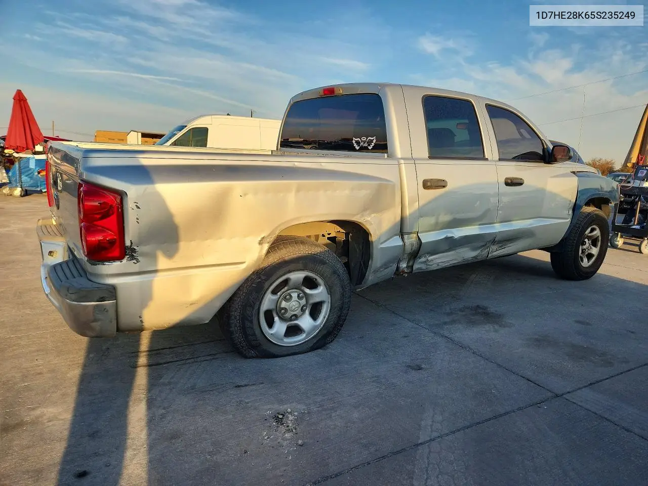 DODGE DAKOTA 2005, VIN 1D7HE28K65S235249
