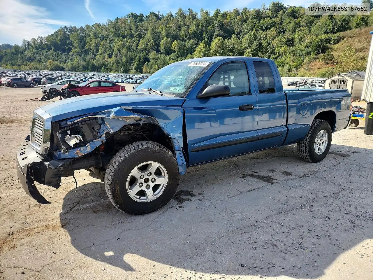 DODGE DAKOTA 2005, VIN 1D7HW42K85S167652