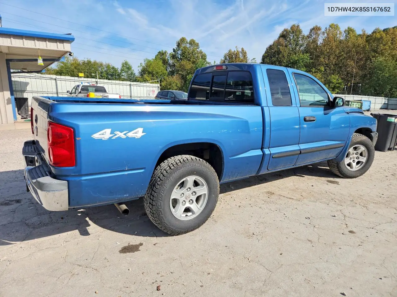 2005 DODGE DAKOTA VIN 1D7HW42K85S167652 — фото 3