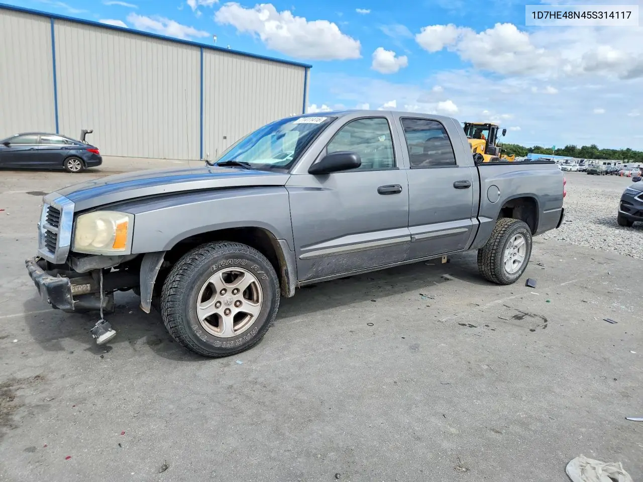 DODGE DAKOTA 2005, VIN 1D7HE48N45S314117