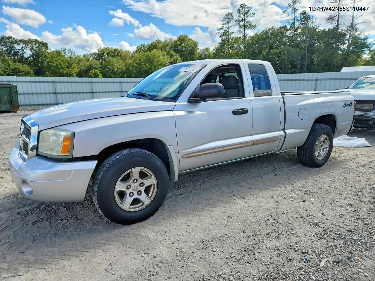 DODGE DAKOTA 2005, VIN 1D7HW42N55S110447