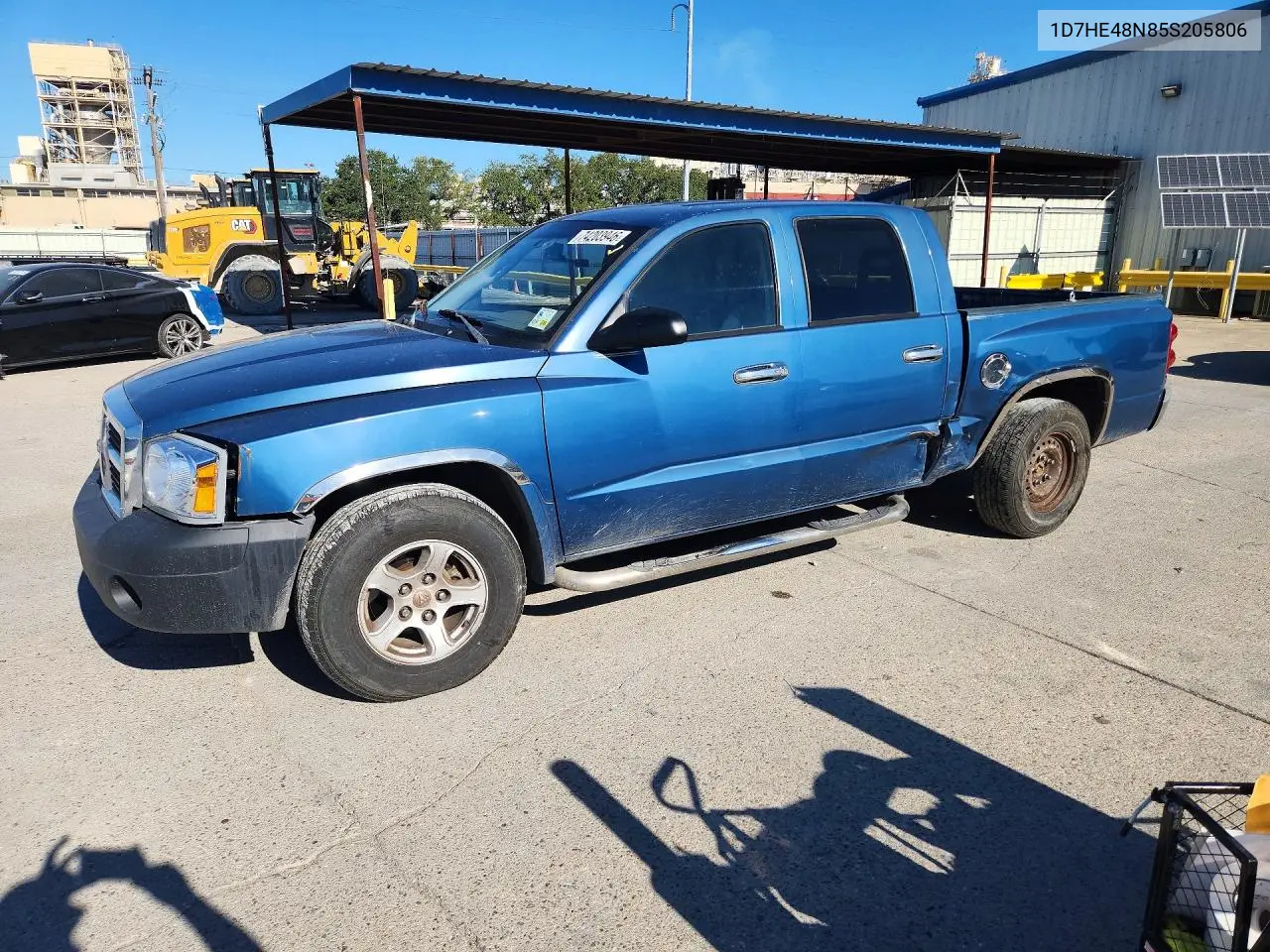 DODGE DAKOTA 2005, VIN 1D7HE48N85S205806
