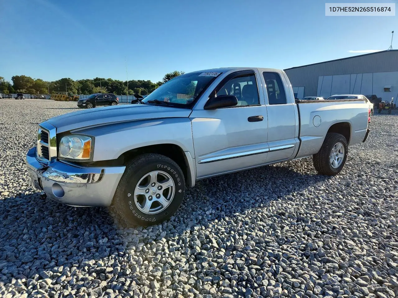 DODGE DAKOTA 2006, VIN 1D7HE52N26S516874