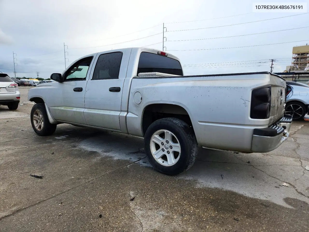 2011 DODGE DAKOTA VIN 1D7RE3GK4BS676191 — фото 2