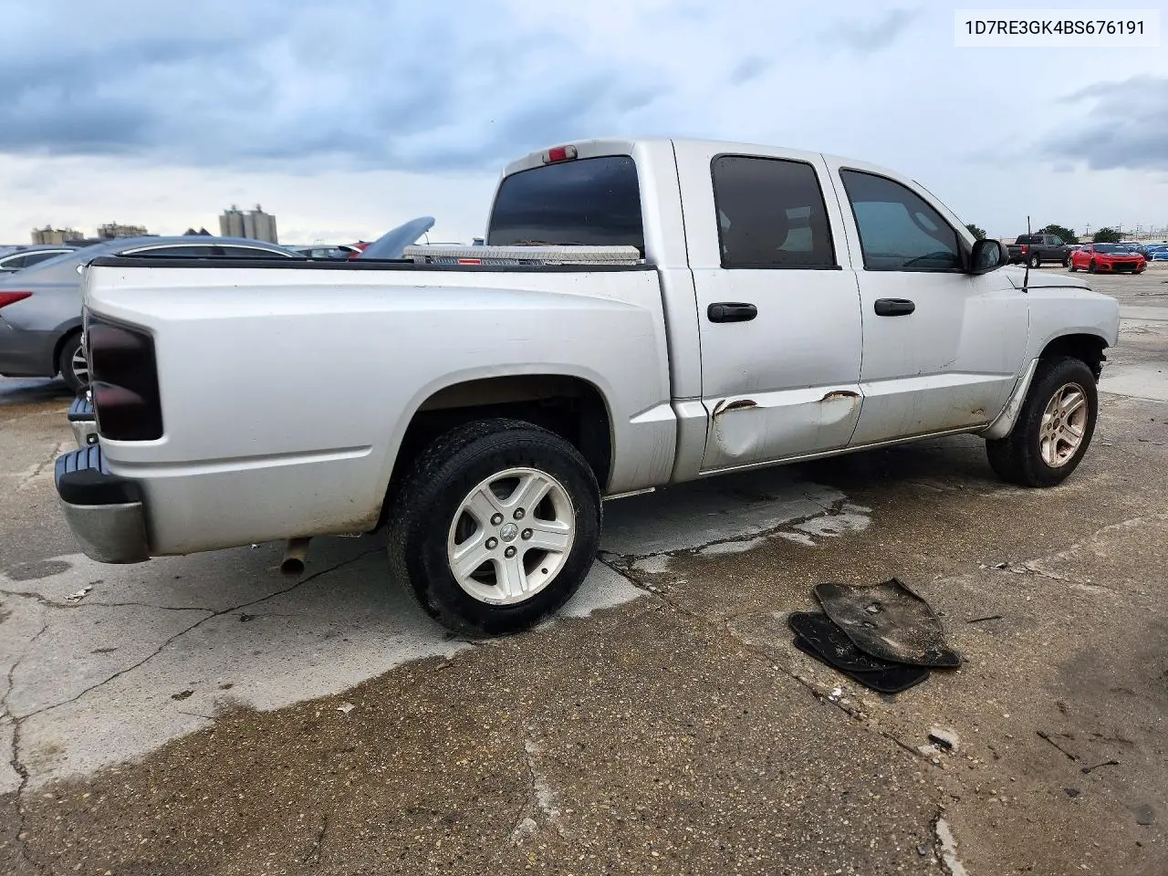 2011 DODGE DAKOTA VIN 1D7RE3GK4BS676191 — фото 3