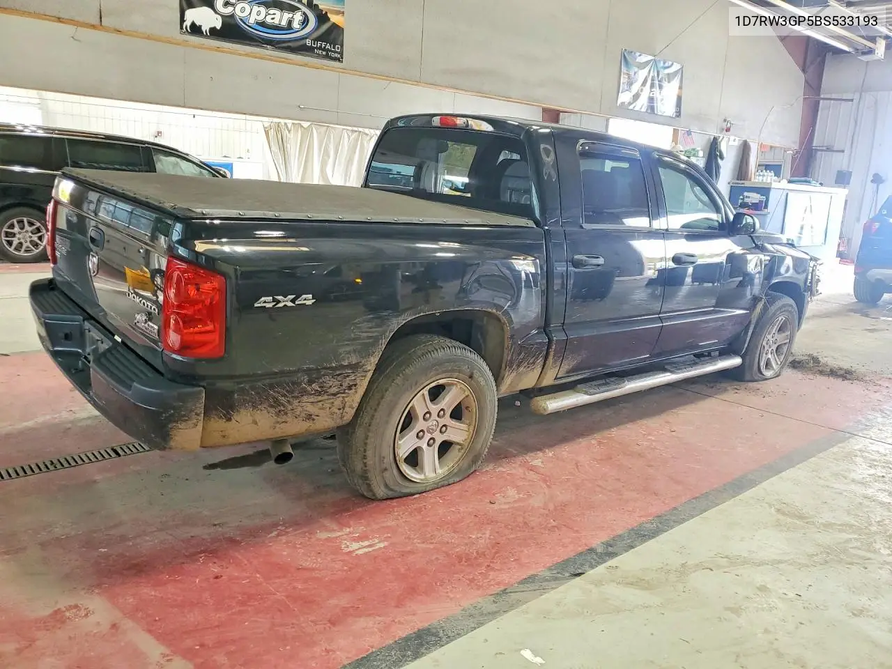 2011 DODGE DAKOTA VIN 1D7RW3GP5BS533193 — фото 3