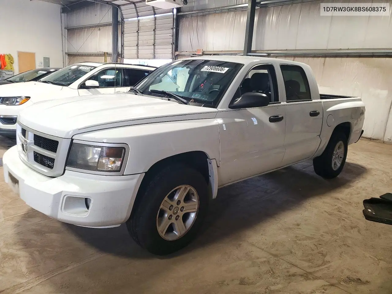DODGE DAKOTA 2011, VIN 1D7RW3GK8BS608375