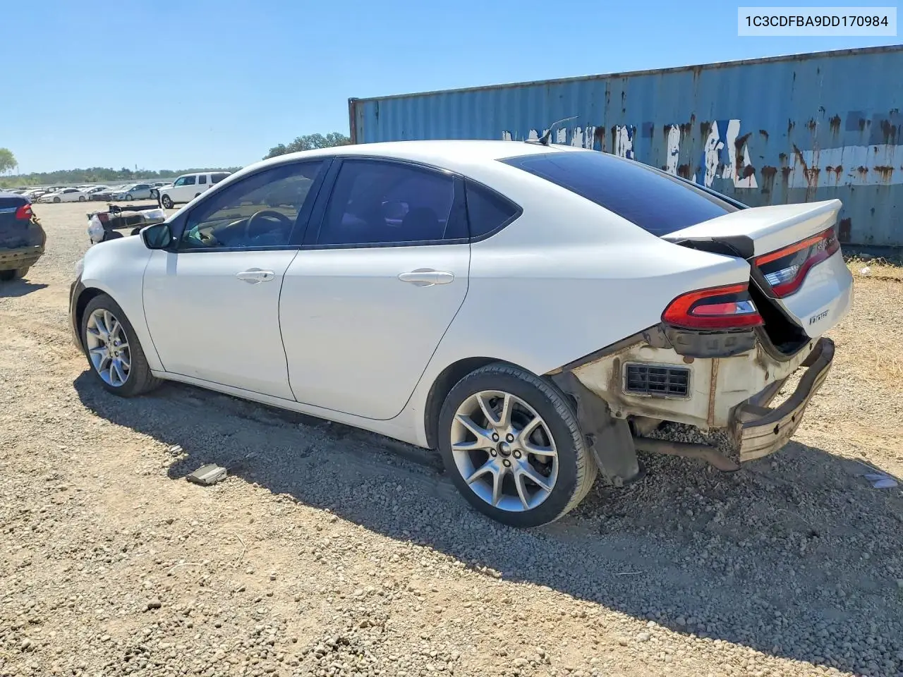 2013 DODGE DART VIN 1C3CDFBA9DD170984 — фото 2