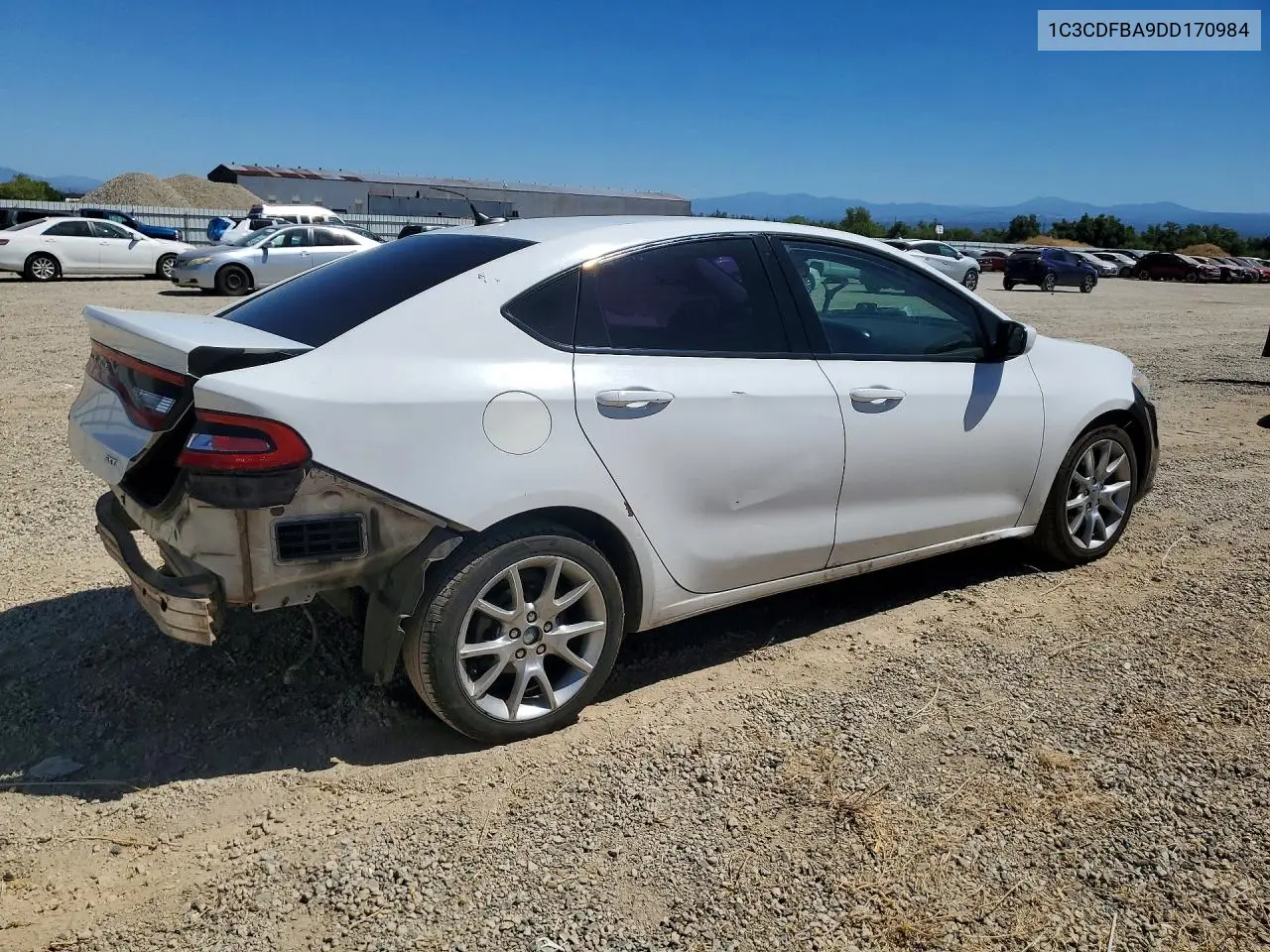 2013 DODGE DART VIN 1C3CDFBA9DD170984 — фото 3