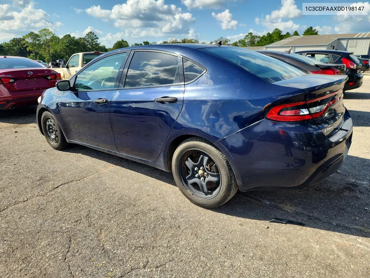 2013 DODGE DART VIN 1C3CDFAAXDD198147 — фото 2