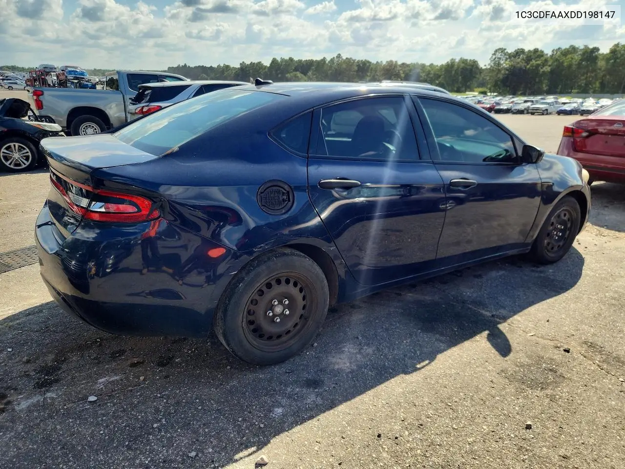 2013 DODGE DART VIN 1C3CDFAAXDD198147 — фото 3